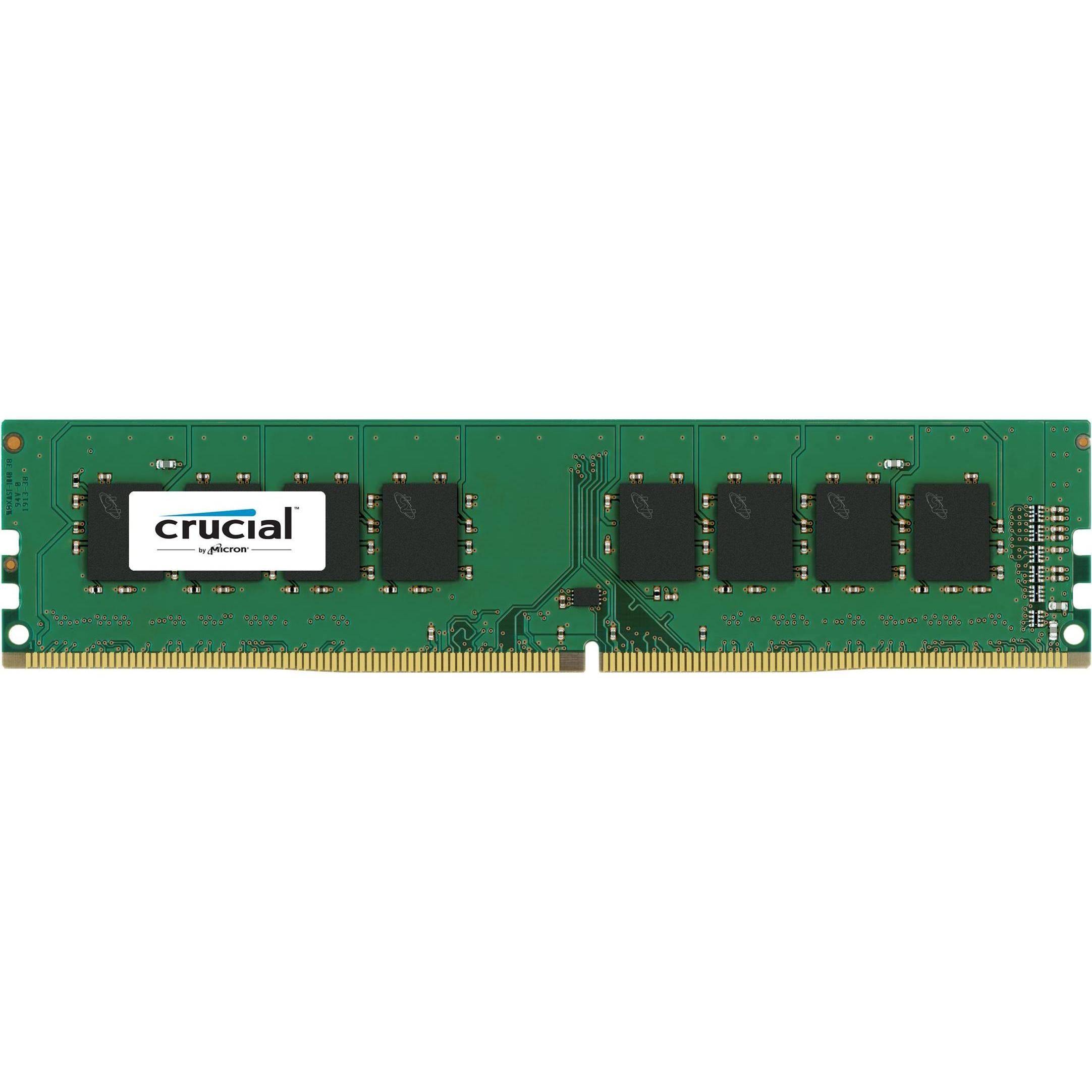 Crucial CT8G4DFS824A (1 x 8GB, 2400 MHz, DDR4-RAM, DIMM), RAM, Grün
