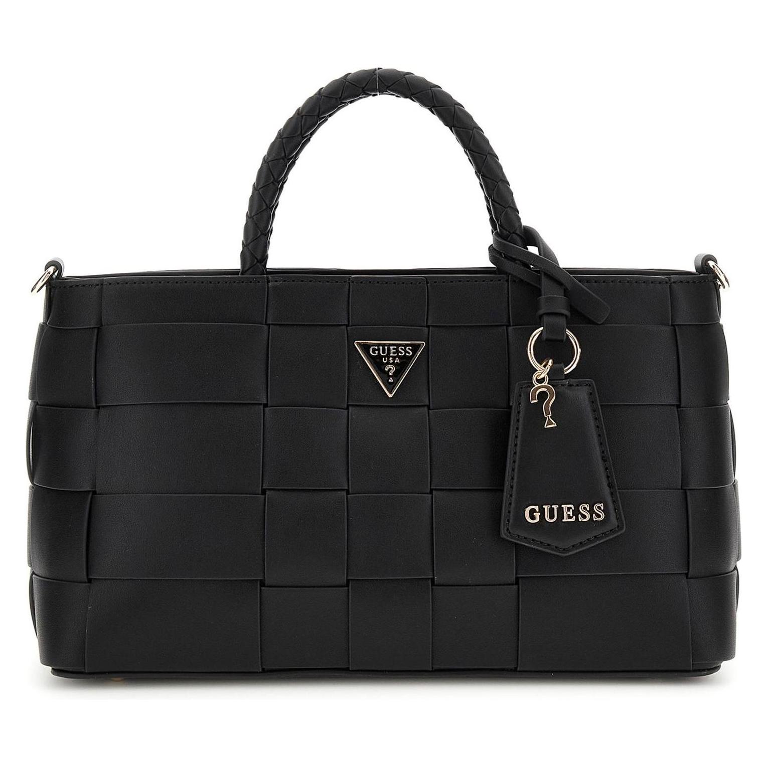 Guess, Damen, Handtasche, Maylee Girlfriend Satchel, Schwarz