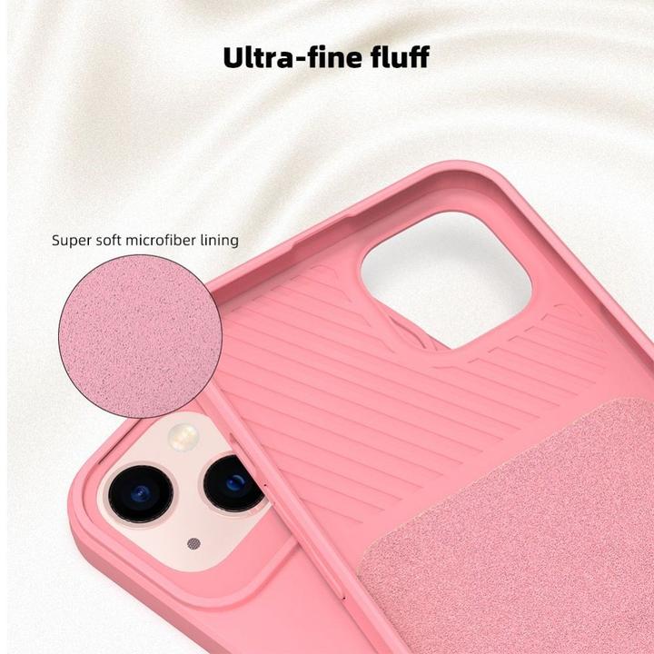 Produktbild OEM Back panel cover SLIDE case for IPHONE 15 Plus light pink (Apple iPhone 15 Plus)