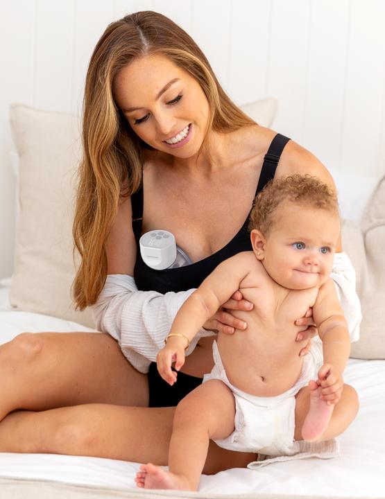Actual product image Momcozy S12 Pro Wearable Breast Pump Pink Single Pack