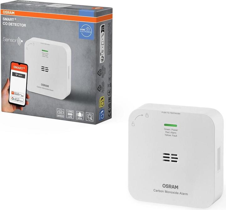 Produktbild Osram SMART+ WIFI CO DETECTOR White
