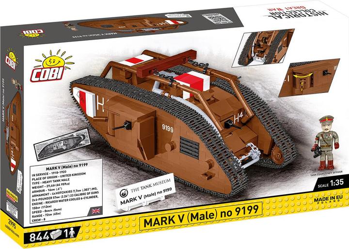 Actual product image Cobi - World War I - Mark V 848 pcs (Not For Sale In Hungary) /Toys