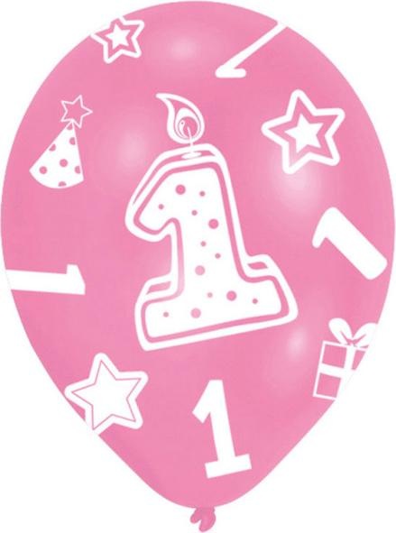 Produktbild Amscan Personalisierbares Banner 1. Geburtstag Mädchen