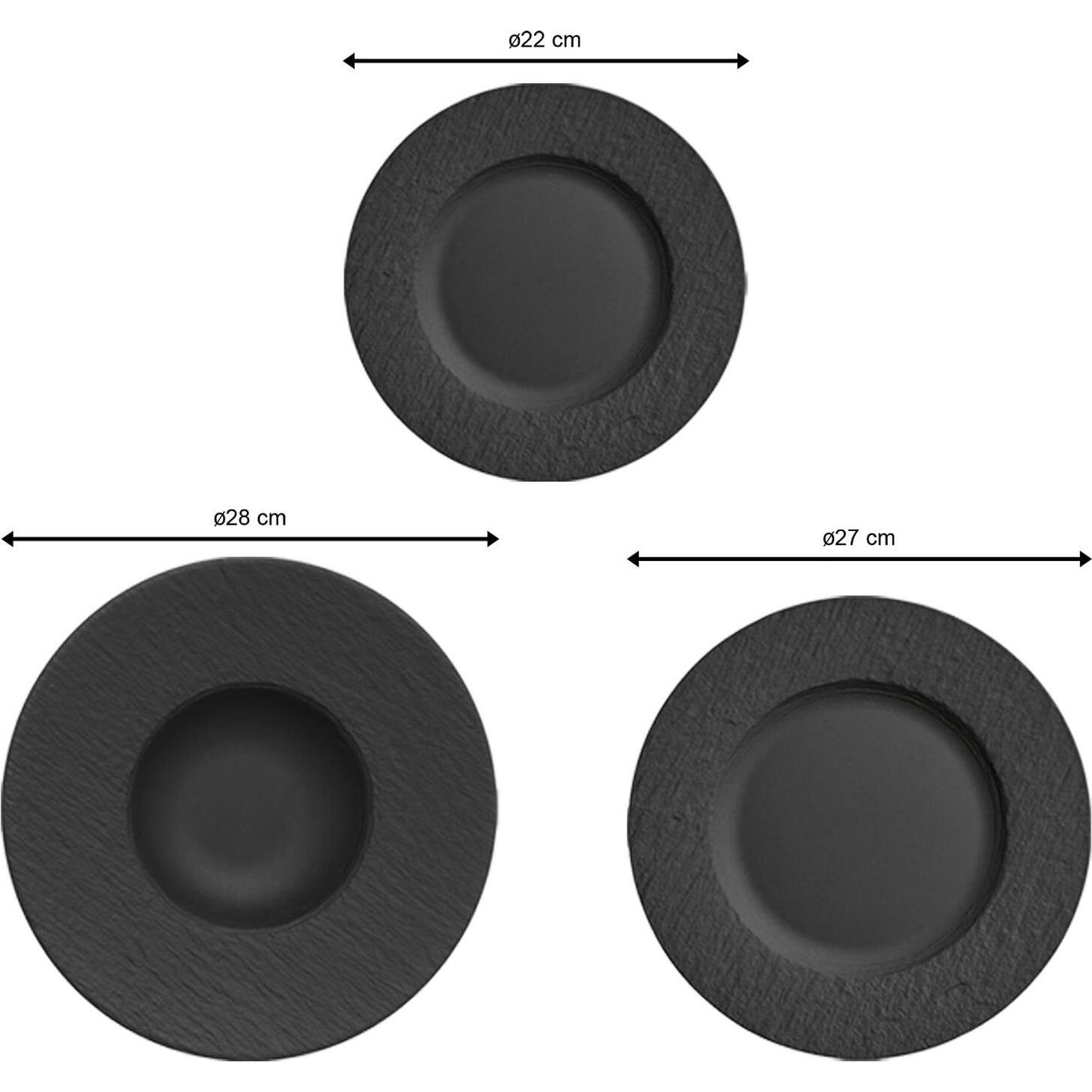 Thumbnail - Villeroy & Boch, Geschirrset, Manufacture Rock (6 Stück)