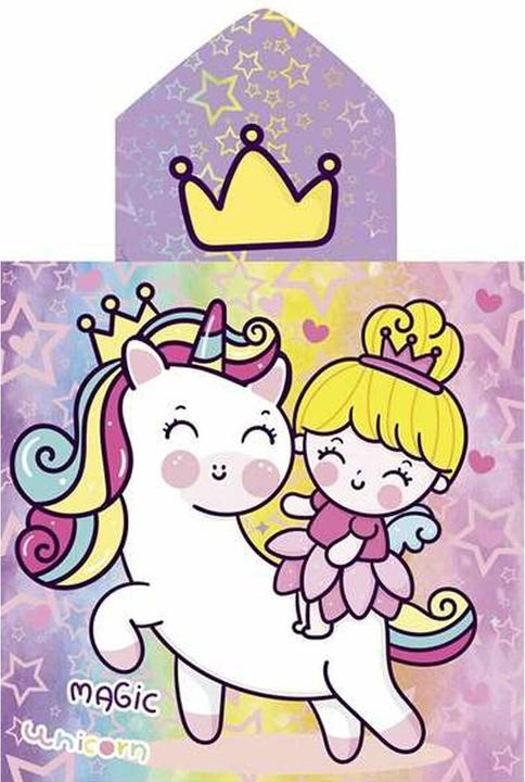 Secaneta Frottéhandtuch mit Kapuze Unicornprins 60 x 120 cm
