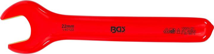 Actual product image BGS VDE Single Open End Spanner 22 mm (22 mm)