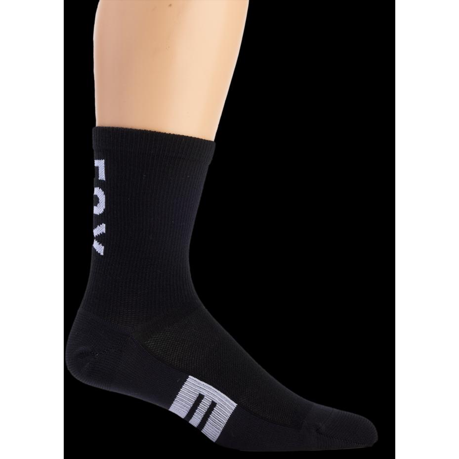Thumbnail - Fox, Herren, Sportsocken, SOCKS 23 6" FLEXAIR MERINO BLK L/XL (43 - 47), Schwarz