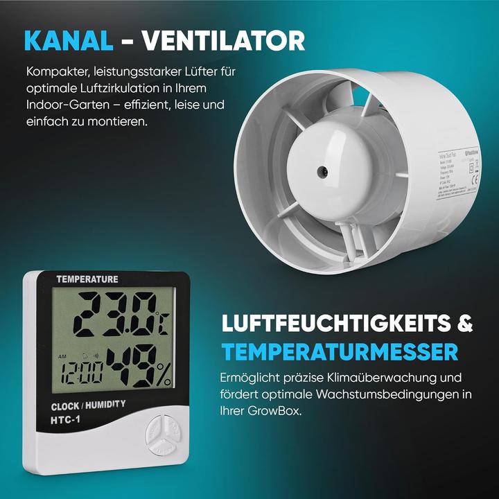 Immagine prodotto PlantiGrow Growzelt Komplettset