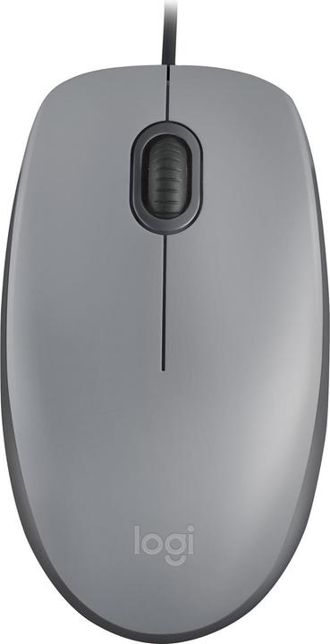 Logitech M110 SILENT - MIDDENGRIJS (Bedraad)