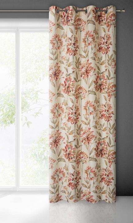 Actual product image Eurofirany ZAS / JENNY / NAT + ROSE 140X250 TRANS (140 x 250 cm)