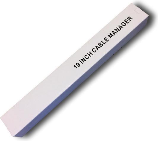 Actual product image Datacom 19" vyvazovacÃ panel 1U jednostr.plast.lišta (BK)