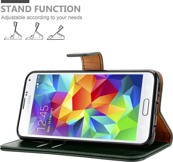 Immagine prodotto Cadorabo Copertina di lusso del libro (Samsung Galaxy S5, Samsung Galaxy S5 Neo)