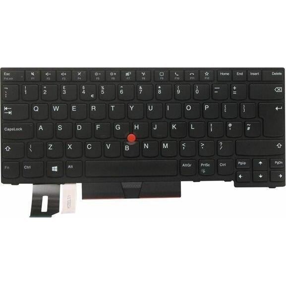 Lenovo CMFL-CS20 Blk Non B/L Kybd UKE, Notebook Ersatzteile, Schwarz