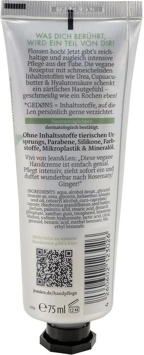 Image du produit Jean & Len Rosmarin und Ingwer (75 ml)