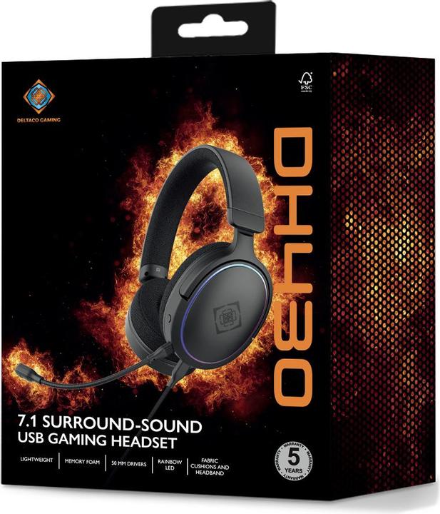 Produktbild Deltaco Gaming Comfort Headset (Kabelgebunden)