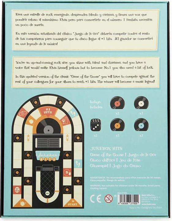 Actual product image Balvi Board game JUKEBOX HITS Goose game