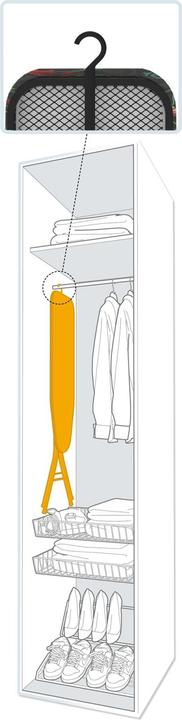 Produktbild HTI-Living Bügelbrett Rosalinde (85 x 30 cm)
