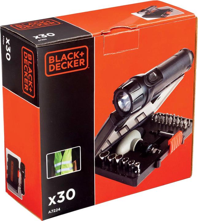 Produktbild Black & Decker 30tlg. SOSSet mit Sicherheitsweste
