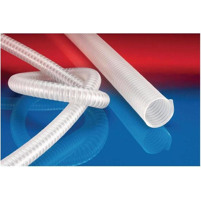 Norres, Industriestaubsauger Zubehör, Saug- und Förderschlauch (FDA) BARDUC PUR-INOX 382 FOOD-AS Innen-Ø 50 mm Aussen-Ø ...