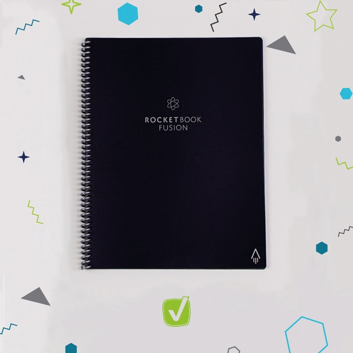 Image du produit Rocketbook Fusion (A4, À rayures, Couverture rigide)