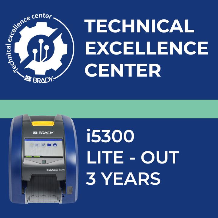 Actual product image Brady Service contract i5300 Lite (36 Months)