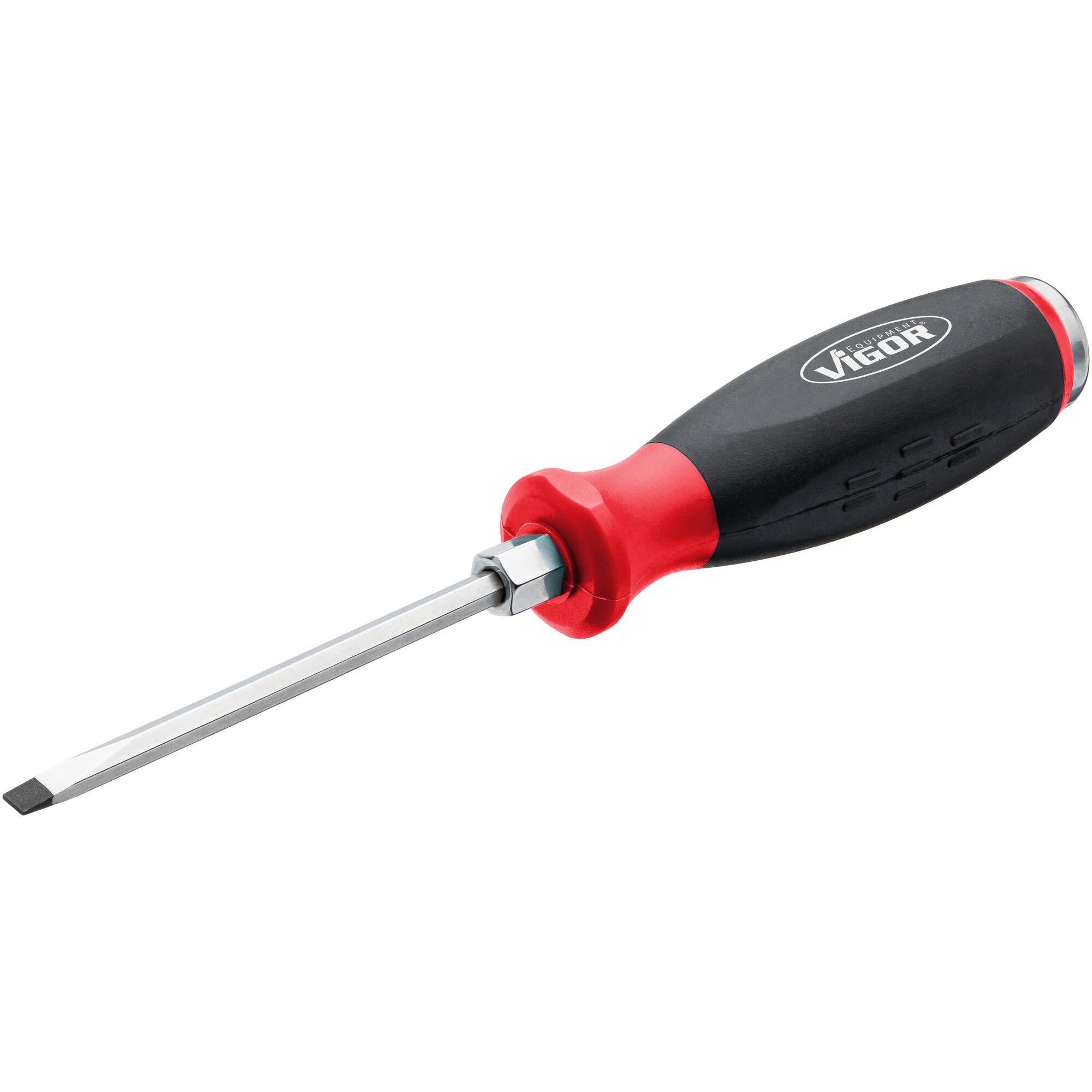 Vigor, Schraubenzieher, Schlitz Schraubendreher mit Schlagkappe ∙ mit Antriebsvierkant ∙ V5010-SL5 ∙ 1/4 Zoll (6,3 mm…