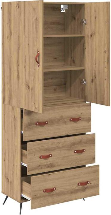 Image du produit vidaXL Highboard Schrank (34 x 69.50 x 180 cm)