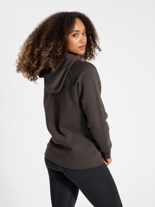 Immagine prodotto hummel Felpa Con Cappuccio Rossa Con Zip Pesante Donna (XS)