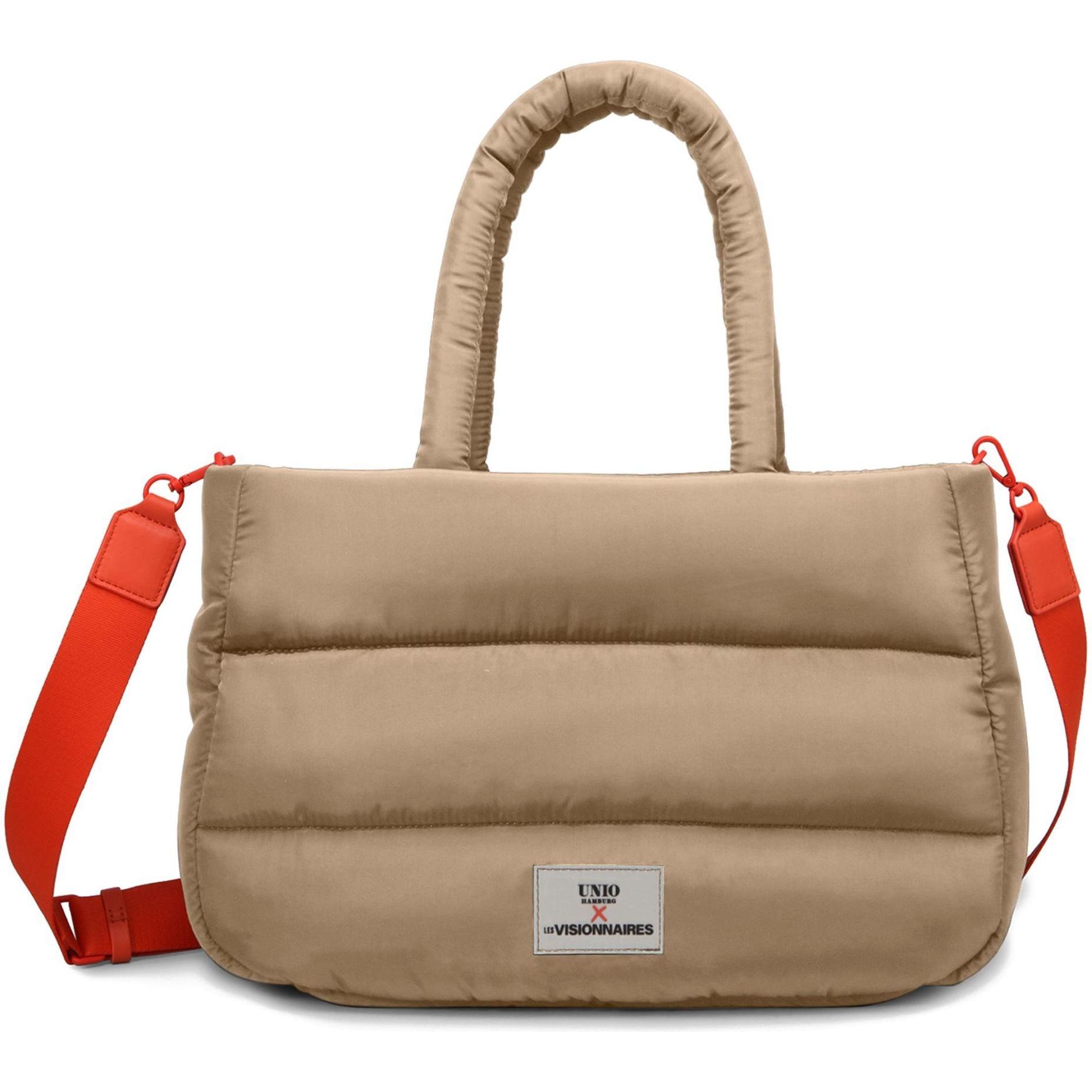 Les Visionnaires, Handtasche, Unio Cortina Schultertasche 45 cm, Beige