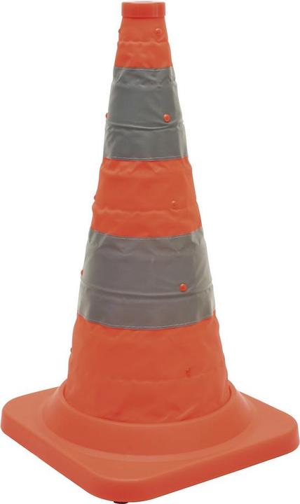 Actual product image Dönges Folding traffic cone, height 500 mm, Pro version, fully reflective