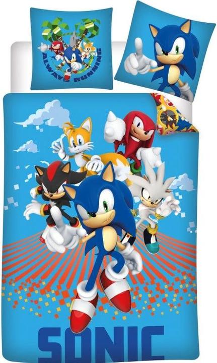Actual product image Jakks Pacific Bed Linen - Adult Size 140 x 200 cm - Sonic (8014765)
