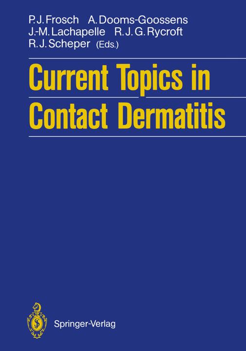 Produktbild Current Topics in Contact Dermatitis (Englisch, A. Dooms-Goossens, J.-M. Lachapelle, Peter J. Frosch, 2012)