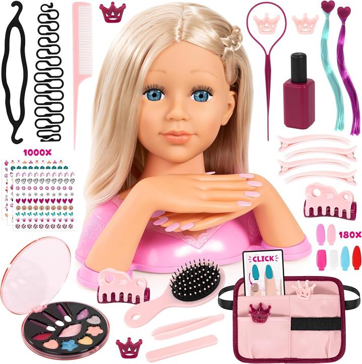 Bayer Charlene Super Magic Nails & Schminkkkopf