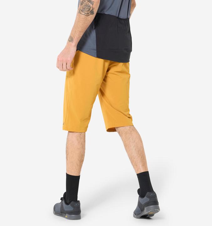 Produktbild Rockrider Radhose kurz atmungsaktiv Unisex gelb (3XL)