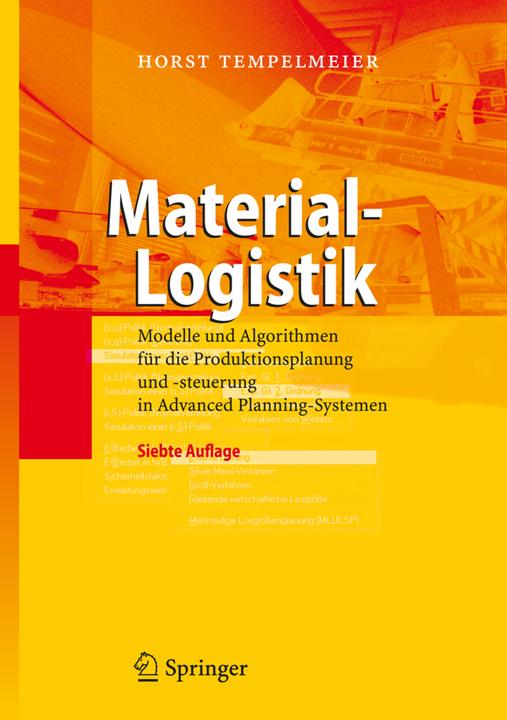 Produktbild Material-Logistik (Deutsch, Horst Tempelmeier, 2008)
