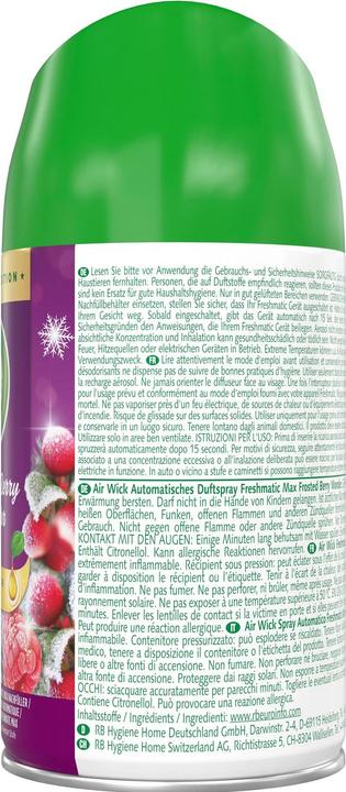 Immagine prodotto Air Wick Freshmatic Max ricarica Frosted Berry Wonder