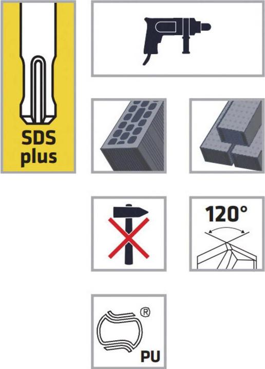 Actual product image Alpen SDSplusSuction drill (6 mm)