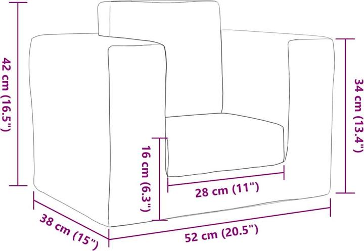 Image du produit vidaXL Kinder Schlafsofa