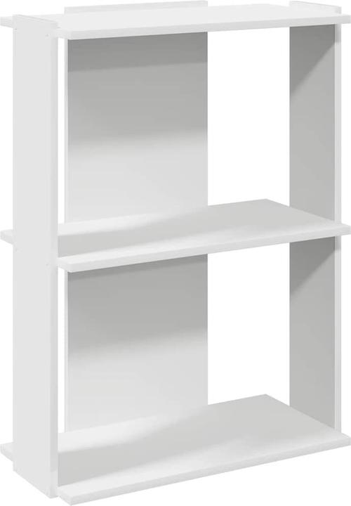 VidaXL Libreria 3 ripiani Bianco 60x30x80 cm Materiale in legno (60 x 30 x 80 cm)