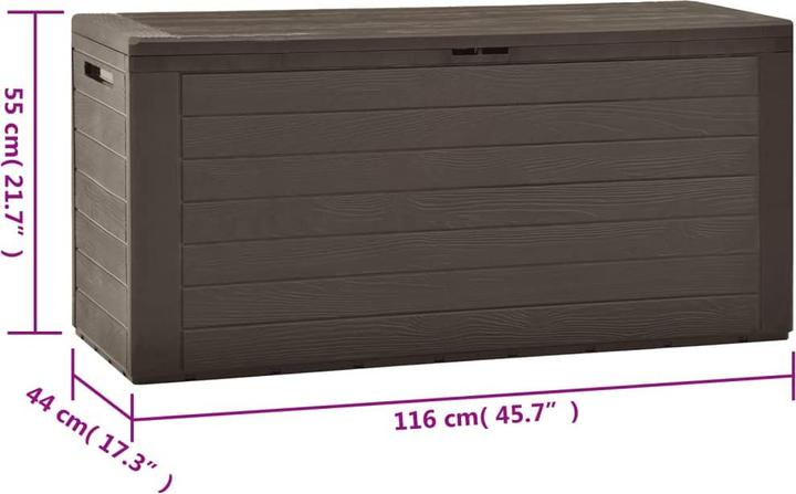 Actual product image vidaXL Aufbewahrungsbox