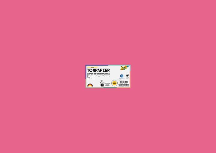 Actual product image Folia Clay paper, (W)500 x (H)700 mm, 130 g/sqm, dusky pink (130 g/m², 10x)