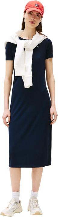 Image du produit Tommy Jeans Robe Midi Cintrée à Côtes TJw (L)