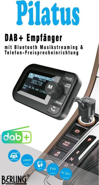 Image du produit Berling "Adaptateur autoradio DAB+ "Pilatus