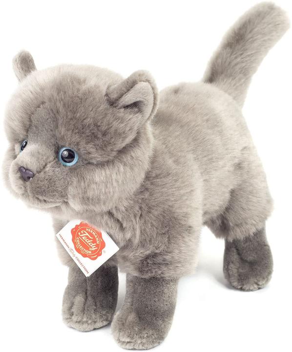Produktbild Teddy Hermann Karthäuser Katze stehend (20 cm)