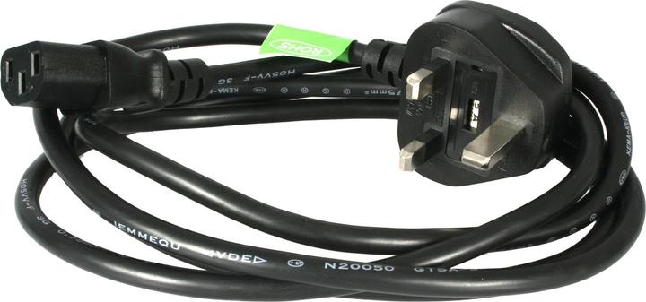 Actual product image StarTech 6 ft UK Computer Power Cord (1.80 m, BS 1363)