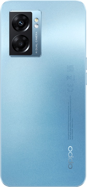 Actual product image OPPO A77 (64 GB, Ocean Blue, 6.56", Dual SIM, 48 Mpx, 5G)