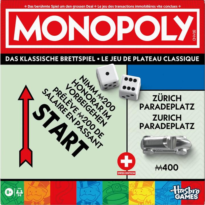 Produktbild Hasbro Gaming Hasbro Monopoly Classic Refresh Schweiz (Schweizerdeutsch)