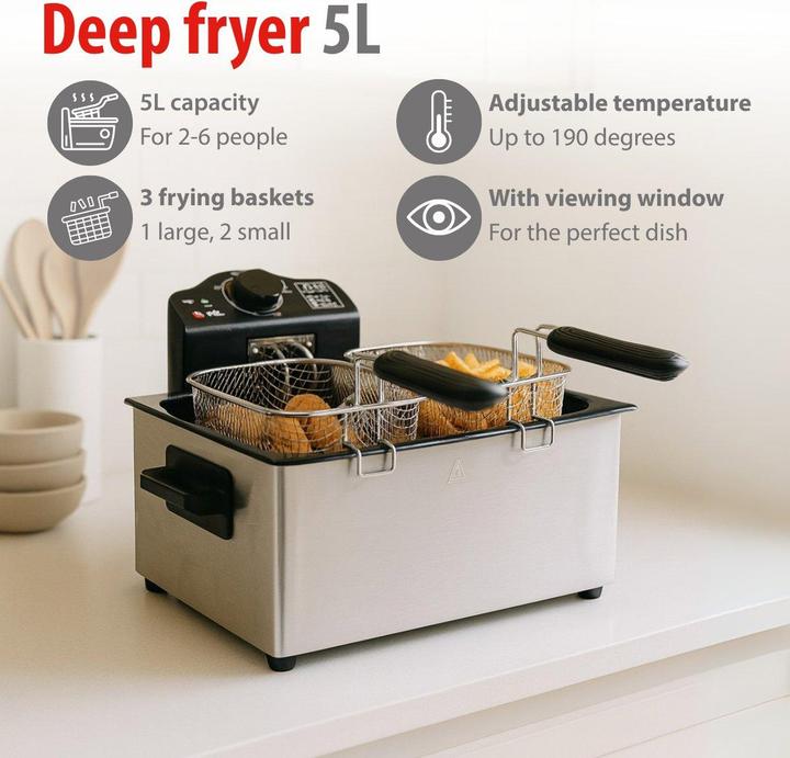 Actual product image alpina Deep fryer