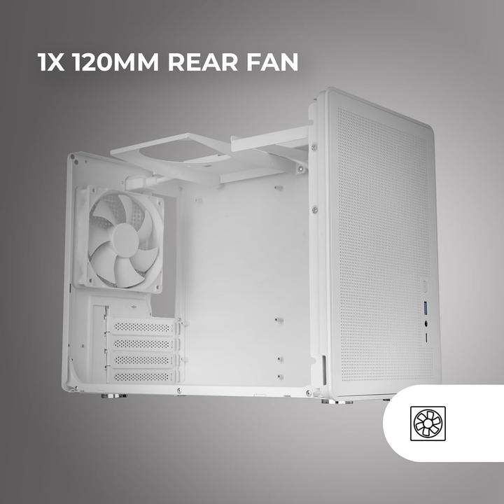 Immagine prodotto Mars Gaming Boitier Mini Tour Micro Atx Mc-Xpro (Blanc) (mATX, Mini-ITX)