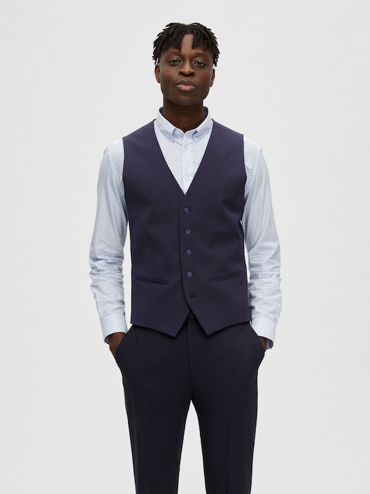 Actual product image Selected Homme Woven waistcoat (98)